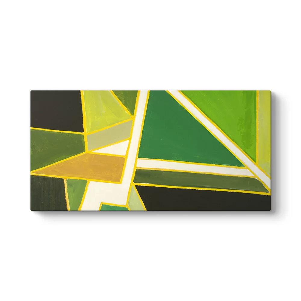 Green Pattern Tablosu - Model 5